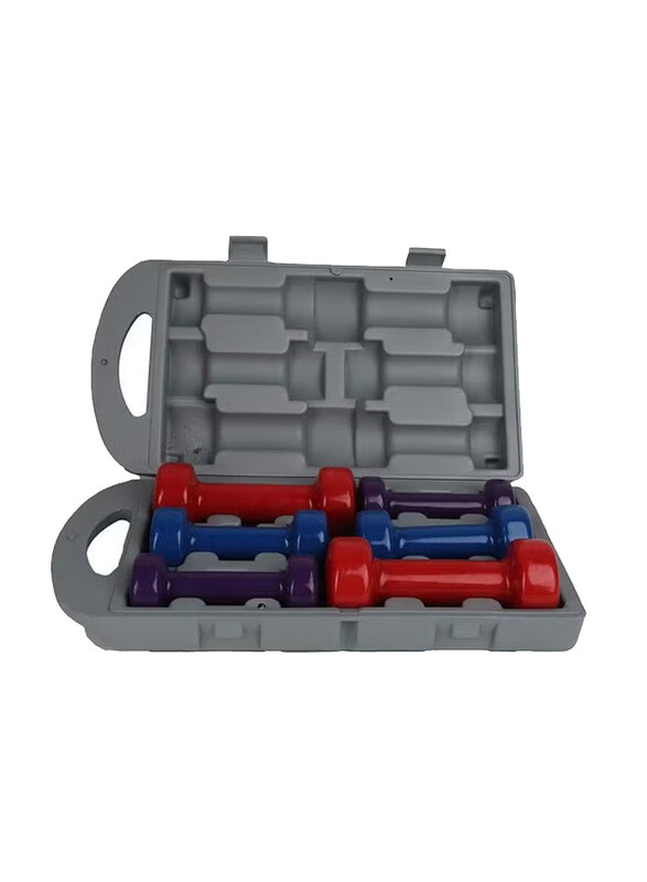 

York Fitness Fitness Dumbbell Set, 10KG, Multicolour