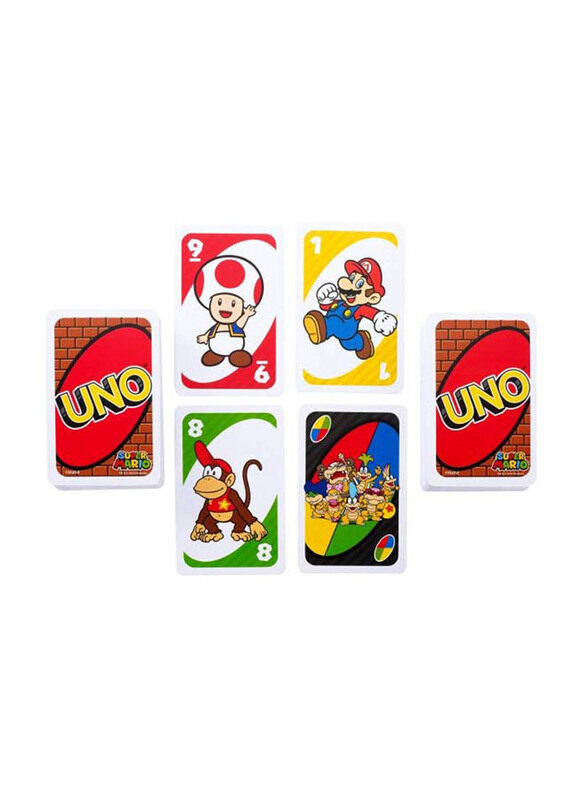 

Mattel Games UNO Super Mario Card Game, Ages 7+