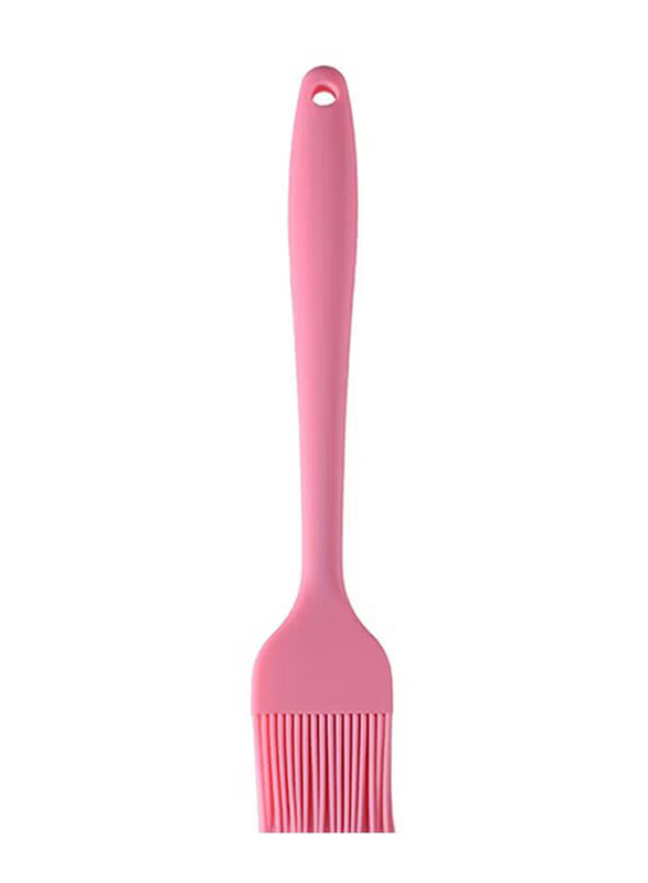 22cm Silicone Grilling Oil Brush, Pink