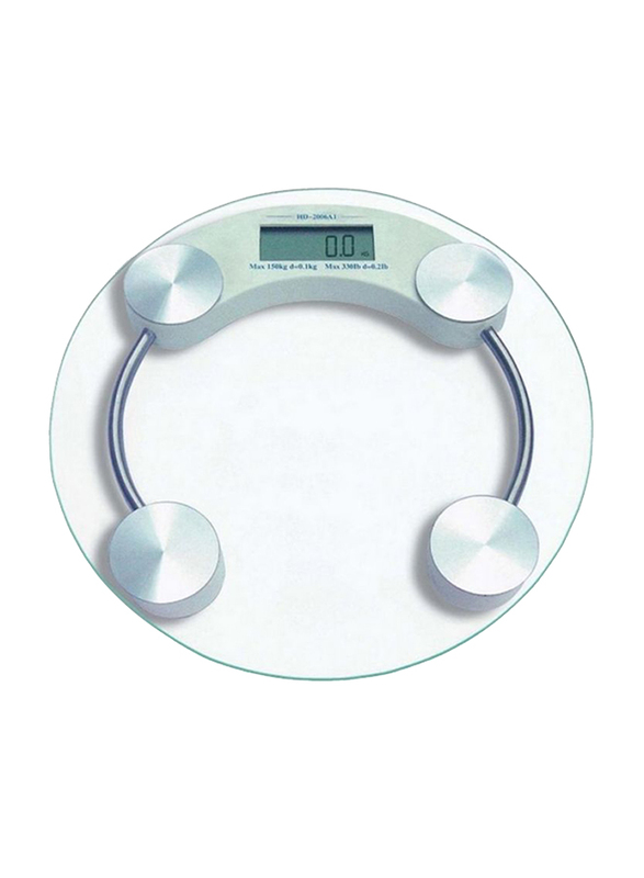 

Generic Digital Glass Top Bath Weighing Scale 150 kg, Clear