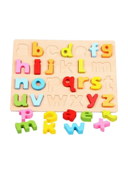 Toyshine Wooden English Small Letters Puzzle Toy