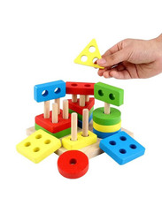 Wooden Matching Blocks Set, Ages 3+