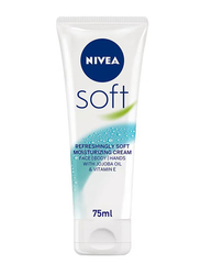 Nivea Soft Refreshing And Moisturizing Cream, Tube, 75ml