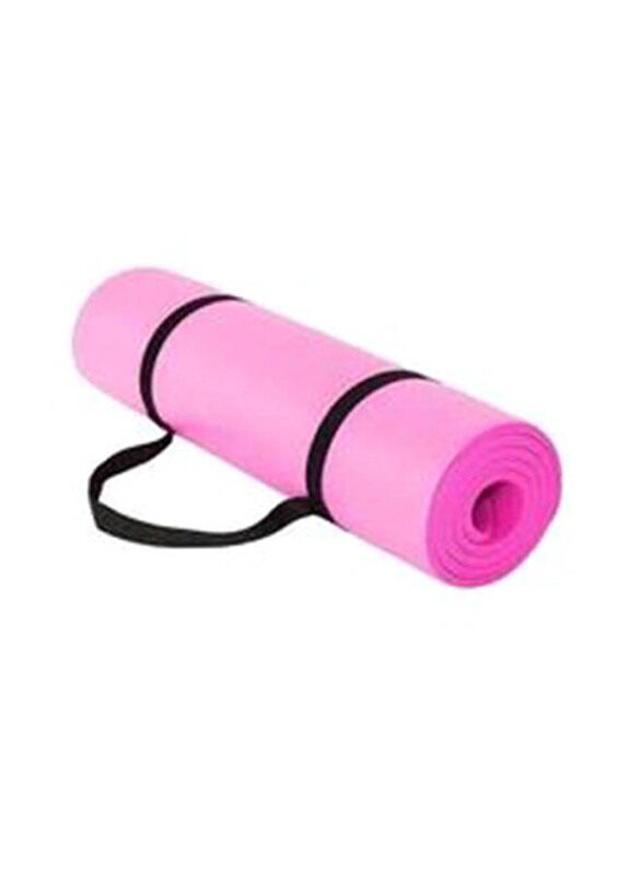 

Generic Non Slip Yoga Mat With Carrying Strap, Pink