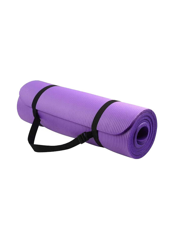 

Balance From Extra Thick High Density Yoga Mat with Carrying Strap, Purple