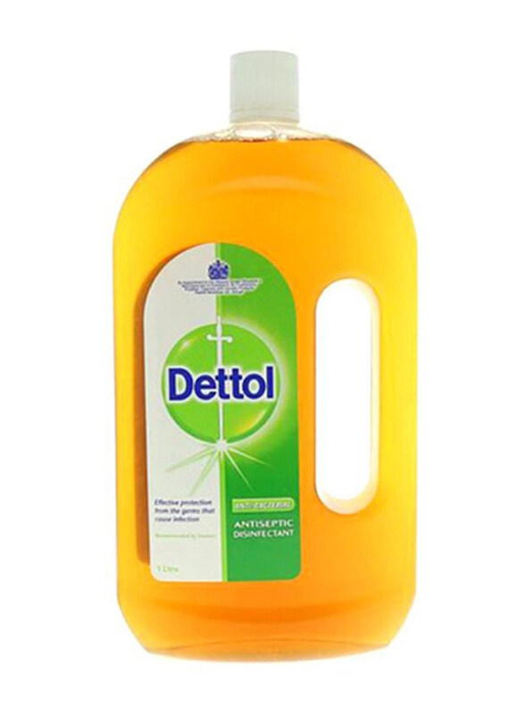 

Dettol Anti Bacterial Antiseptic Disinfectant, Orange/Silver, 1 Liter