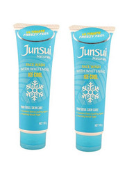 Junsui Whitening Ice Cool Face Wash, 2 x 100gm