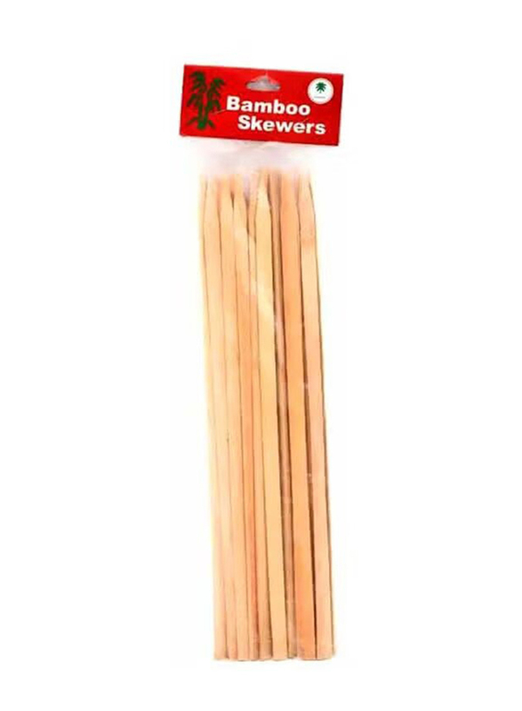 Bamboo BBQ Skewers, 30cm, Beige