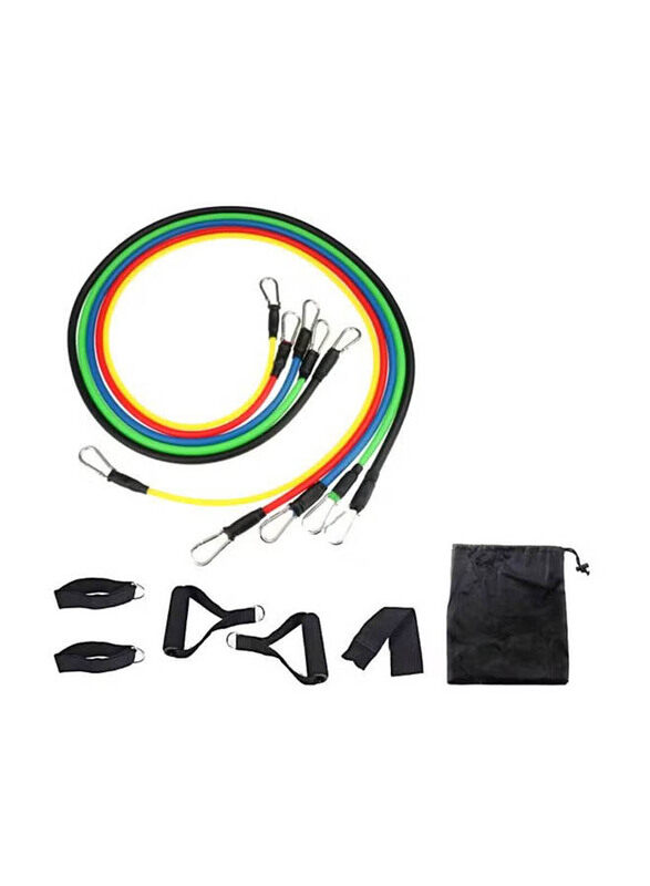 

Generic Resistance Bands Set, 11 Piece, Multicolour