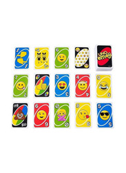 Uno Emoji Theme Card Game, Multicolour