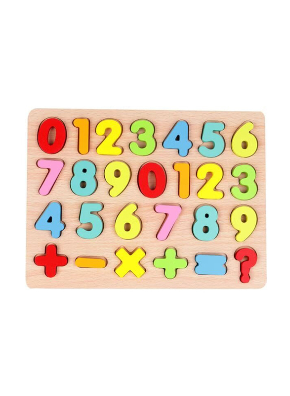 Webby Wooden Counting Number, Multicolour, Ages 3+