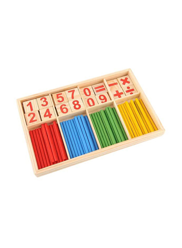 Wooden Number Stick Kit, Multicolour, Ages 3+