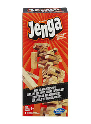 Hasbro Jenga Puzzle Game Set, Brown, 54 Piece, 6+ Year