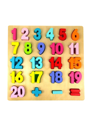 LW Wooden Numeric Puzzle Learning Toy, 23 Pieces, Ages 2+