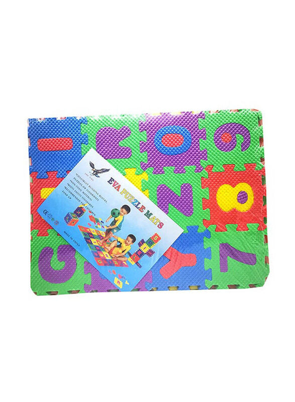 36-Piece Alphabets & Numbers EVA Square Foam Puzzle Crawling Mat