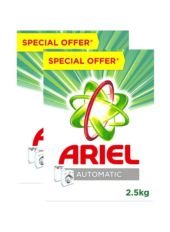 Ariel Automatic Detergent Powder, 2 x 2.5 Kg