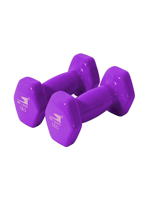 

Generic Fitness Dumbbells Set, 2 x 4 KG, Purple