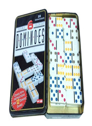 Dot Dominoes Game Tin Case, 2724295860740, Ages 6+