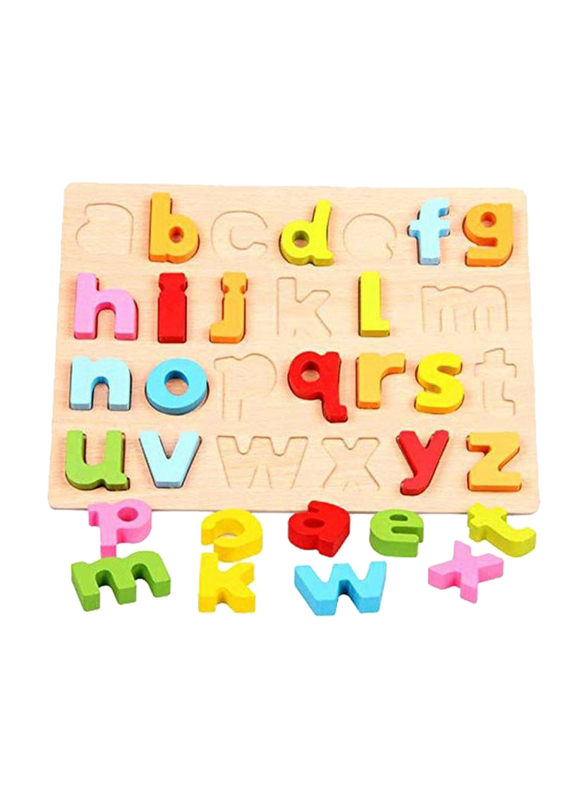 FunBlast Wooden Alphabet Puzzles Toys, 26 Pieces, Ages 3+