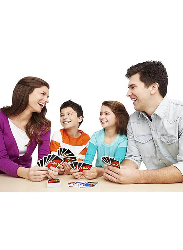 Uno 112-Piece Mattel Playing Card Game, Multicolour