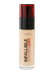 L'Oreal Paris Infallible 24Hr Stay Fresh Wear Foundation, 30ml, 220 Sable Sand, Beige