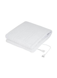 Electric Heated Blanket Cotton, 80 x 150cm, White