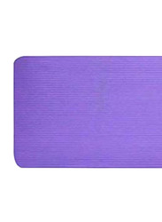 Anti-Tear Exercise Mat with Carrying Strap, 60 x 10cm, Purple