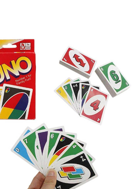 Uno Family Fun Card Game, Ages 7+, Multicolour