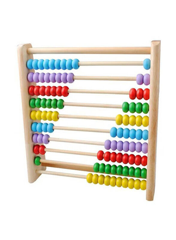 

Generic Wooden Abacus Toy, Ages 12+ Months, Multicolour