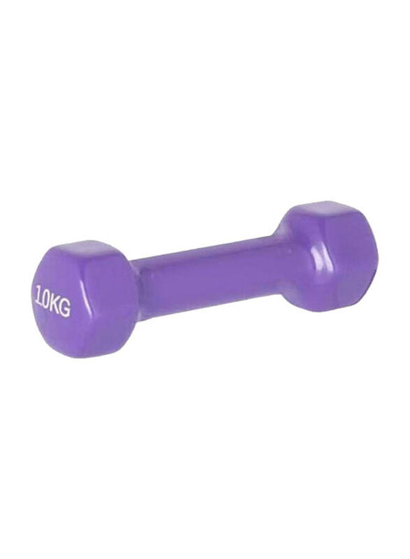 

Generic Dumbbell Vinyl For Fitness Exercise Gym, 1KG, Purple