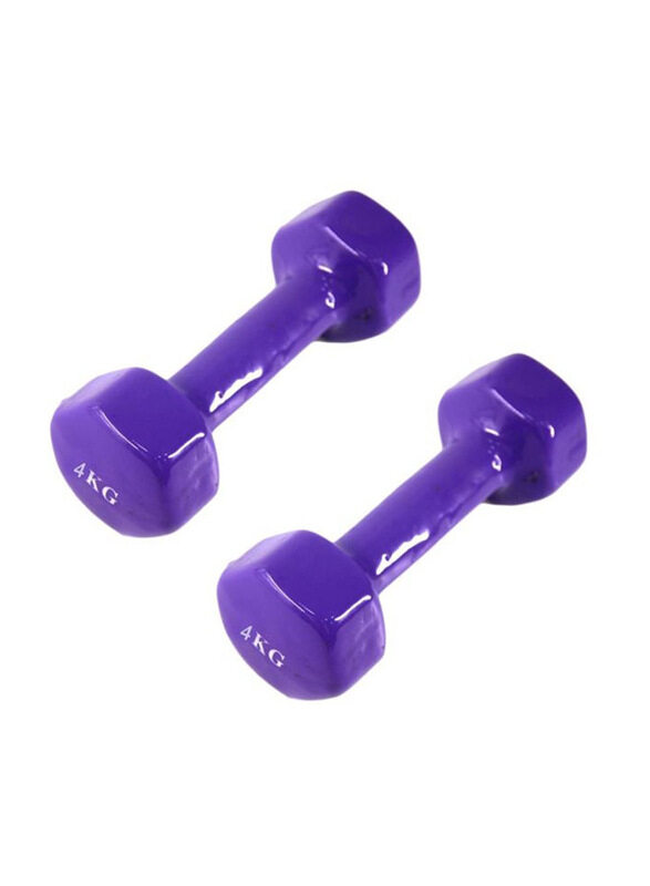 

Generic Dumbbells Set, 2 x 4 KG, Purple