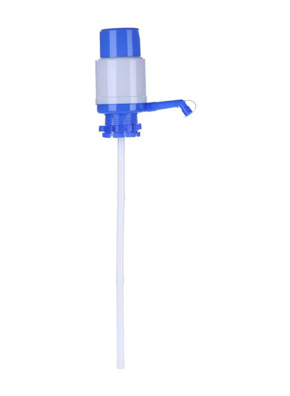 

Generic Hand Press Water Pump Dispenser, White/Blue