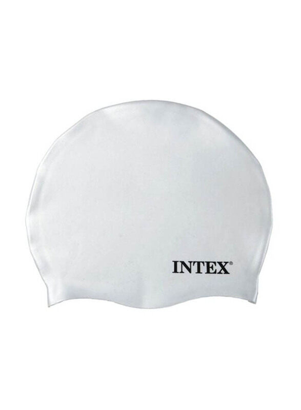 

Intex Solid Swim Cap, 13.32 x 1.59 x 15.86cm, White