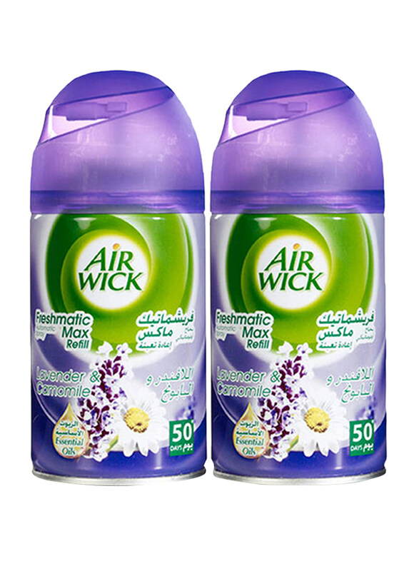 Air Wick Lavender and Camomile Freshmatic Refill, 2 Pieces x 250ml