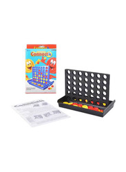 Dollar Plus Connect4 Serial Chess Game, Black, Ages 3+