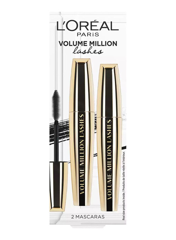 

L'Oreal Paris Volume Million Lashes, 2 Pieces, Black