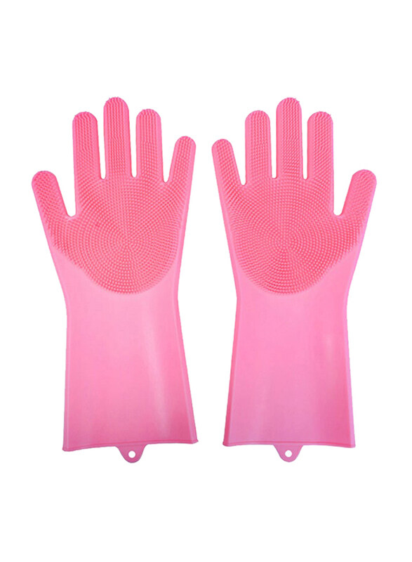 

Generic Silicone Dish Washing Scrubber Gloves, 1 Pair