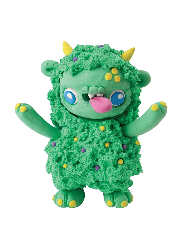 Morph Shape Shifting Fluff Dough Sonic Clay, Green, Ages 3+