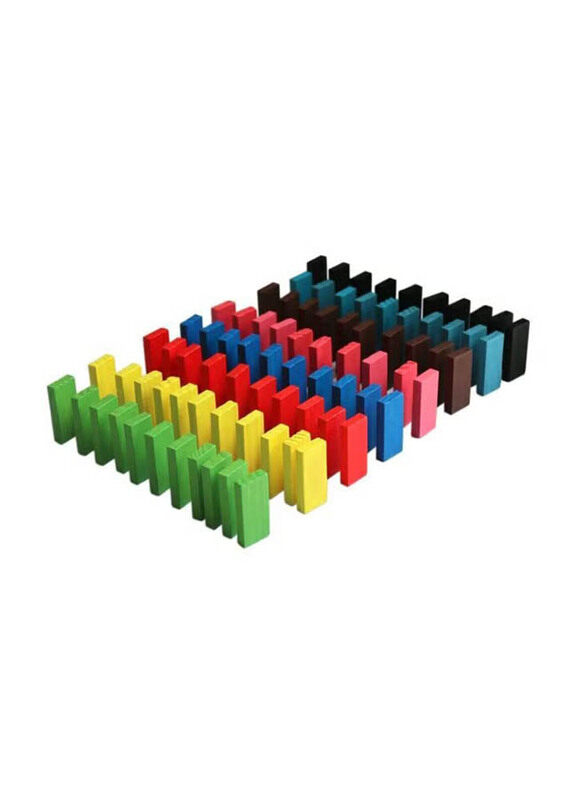 

ArtBee 360-Piece Wooden Domino Building Blocks Set, Ages 3+, Multicolour