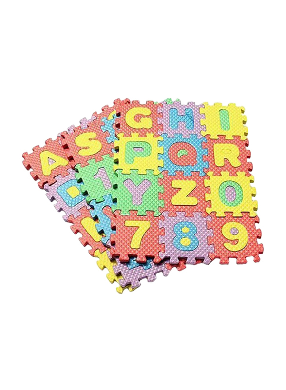 36-Piece Alphabet and Number Puzzles Mat Set, 2063-8