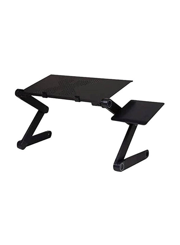 RAG & SAK Foldable Laptop Table Stand, Black