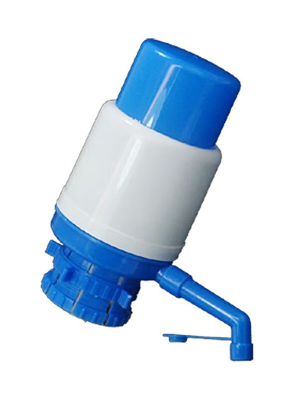 

Generic Hand Press Water Pump Dispenser, Blue/White