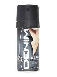 Denim Black Deodorant Body Spray for Men, 150ml