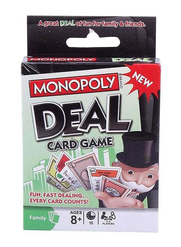 Monopoly Deal Card Game, Ages 8+, Multicolour