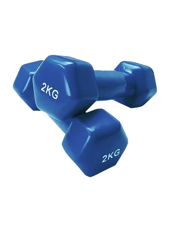 

Generic Fitness Dumbbells, 2 x 2 KG, Blue