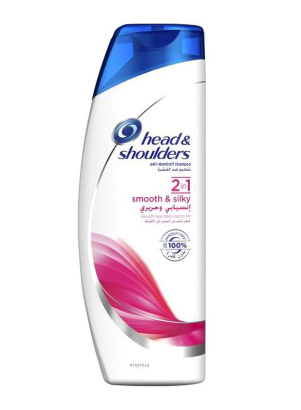 Head & Shoulders Smooth and Silky Anti Dandruff Shampoo for All Hair Type, 400ml