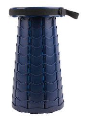 Folding Telescopic Stool, Y16595DB, 26 x 7.5 x 26cm, Dark Blue