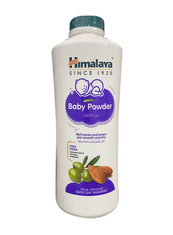 Himalaya 425gm Olive & Almond Baby Powder, White