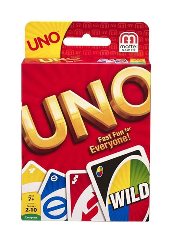 Uno Mattel Card Game, Multicolour