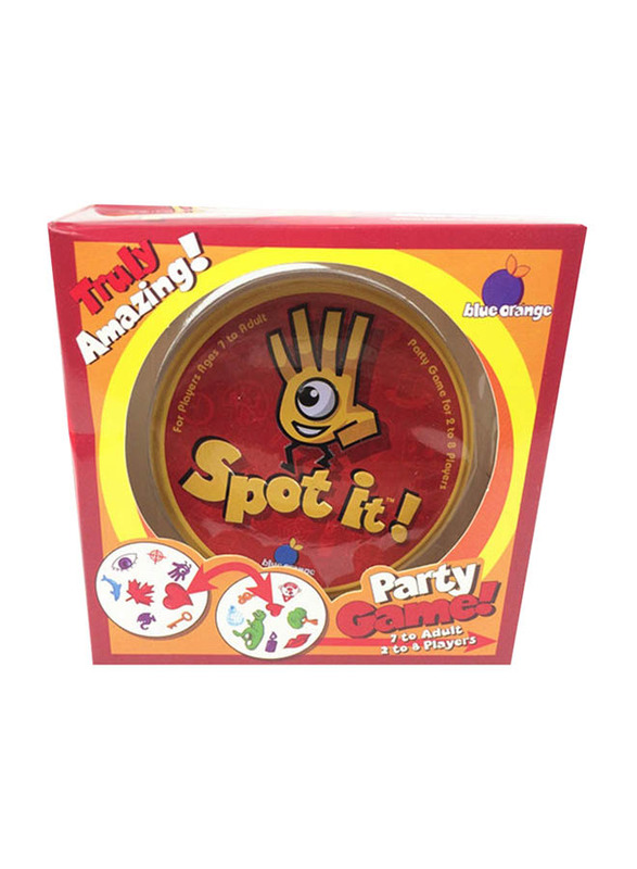 Blue Orange Spot It Find Matching Symbol Card Game, Ages 7+, 13 x 7.5 x 13cm, Multicolour